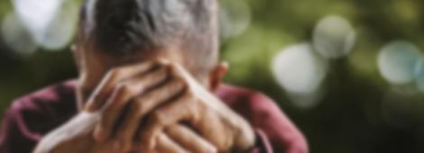 Stressed Senior Citizen